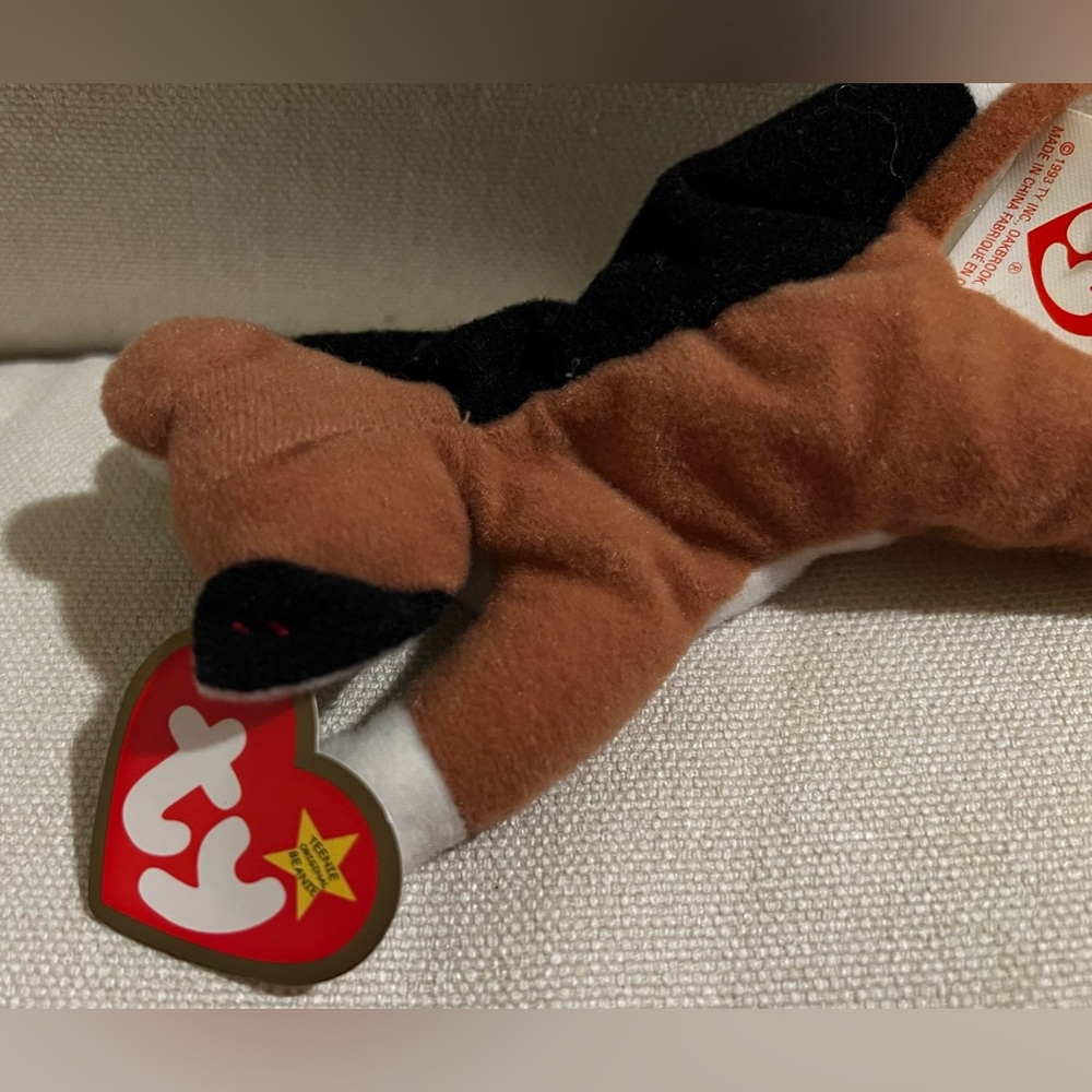 Ty Teenie Beanie Babies Chip the Cat #12 McDonalds Happy Meal Toy 1999